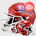 Helmets, Full Size Helmet: Kansas City Chiefs SpeedFlex Football Helmet <B>SUPER BOWL 58 CHAMPIONS</B>