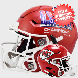 Kansas City Chiefs SpeedFlex Football Helmet <B>SUPER BOWL 58 CHAMPIONS</B>