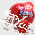 Helmets, Mini Helmets: Kansas City Chiefs NFL Mini Speed Football Helmet <B>SUPER BOWL 58 CHAMPION...