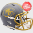 San Francisco 49ers NFL Mini Speed Football Helmet <B>SLATE</B>