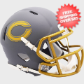 Helmets, Mini Helmets: Chicago Bears NFL Mini Speed Football Helmet <B>SLATE</B>