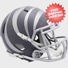 Cincinnati Bengals NFL Mini Speed Football Helmet <B>SLATE</B>