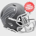 Helmets, Mini Helmets: Buffalo Bills NFL Mini Speed Football Helmet <B>SLATE</B>