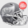 Helmets, Mini Helmets: Tampa Bay Buccaneers NFL Mini Speed Football Helmet <B>SLATE</B>