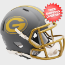 Green Bay Packers NFL Mini Speed Football Helmet <B>SLATE</B>
