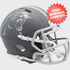 Carolina Panthers NFL Mini Speed Football Helmet <B>SLATE</B>