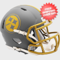 Helmets, Mini Helmets: Pittsburgh Steelers NFL Mini Speed Football Helmet <B>SLATE</B>