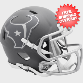 Houston Texans NFL Mini Speed Football Helmet <B>SLATE</B>
