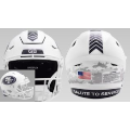 Helmets, Mini Helmets: NFL Shield Logo Mini Speed Football Helmet <B>SALUTE TO SERVICE 3</B>