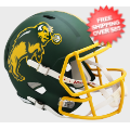 Helmets, Full Size Helmet: North Dakota State Bison Speed Replica Football Helmet <i>Flat Green</i>