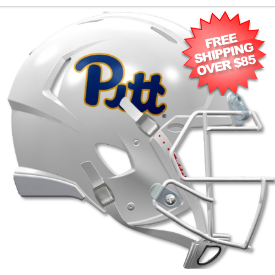 Pittsburgh Panthers NCAA Mini Speed Football Helmet <i>White</i>