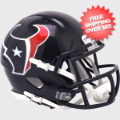 Helmets, Mini Helmets: Houston Texans NFL Mini Speed Football Helmet <i>2024 NEW Primary</i>