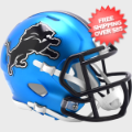 Helmets, Mini Helmets: Detroit Lions NFL Mini Speed Football Helmet <i>2024 NEW</i>
