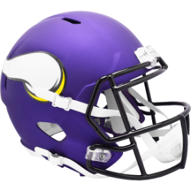 Minnesota Vikings Speed Replica Football Helmet <I>Satin Purple</I>