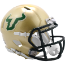 South Florida Bulls NCAA Mini Speed Football Helmet <i>Gold</i>