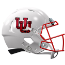 Utah Utes NCAA Mini Speed Football Helmet <B>Tribal Pattern</B>