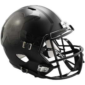 Army Black Knights Speed Replica Football Helmet <i>Skull and Crossbones</i>