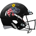Helmets, Mini Helmets: Iowa Hawkeyes NCAA Mini Speed Football Helmet <I>Stars and Stripes</I>