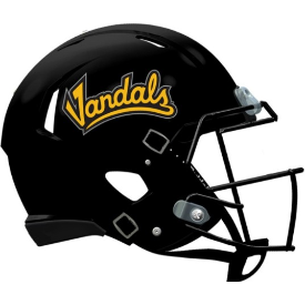 Idaho Vandals NCAA Mini Speed Football Helmet <i>Black</I>