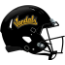 Idaho Vandals NCAA Mini Speed Football Helmet <i>Black</I>