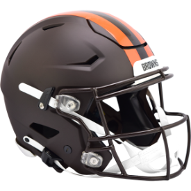 Cleveland Browns NFL Mini Speed Football Helmet <i>2025 Alternate On-Field</i>