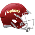 Helmets, Full Size Helmet: Iowa State Cyclones Speed Replica Football Helmet <i>Cyclones Red</i>