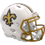 New Orleans Saints NFL Mini Speed Football Helmet <i>2025 Alternate On-Field</i>