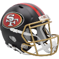 Helmets, Full Size Helmet: San Francisco 49ers Speed Replica Football Helmet <B>2025 Rivalries</B>