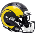 Helmets, Full Size Helmet: Los Angeles Rams SpeedFlex Football Helmet <B>2025 Rivalries</B>