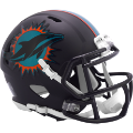 Helmets, Mini Helmets: Miami Dolphins NFL Mini Speed Football Helmet <B>2025 Rivalries</B>