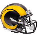 Helmets, Mini Helmets: Los Angeles Rams NFL Mini Speed Football Helmet <B>2025 Rivalries</B>