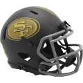 Helmets, Mini Helmets: San Francisco 49ers NFL Mini Speed Football Helmet <B>SALUTE TO SERVICE 4</...