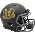 Helmets, Mini Helmets: Cincinnati Bengals NFL Mini Speed Football Helmet <B>SALUTE TO SERVICE 4</B...