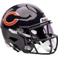 Helmets, Mid Size Helmets: Chicago Bears Mid Sized SpeedFlex Helmet <B>NEW</B>