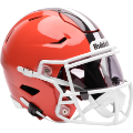 Helmets, Mid Size Helmets: Cleveland Browns Mid Sized SpeedFlex Helmet <B>NEW</B>