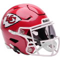 Helmets, Mid Size Helmets: Kansas City Chiefs Mid Sized SpeedFlex Helmet <B>NEW</B>