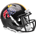 Helmets, Mini Helmets: Iowa Hawkeyes NCAA Mini Speed Football Helmet <I>Stars and Stripes</I>