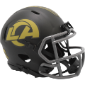 Helmets, Mini Helmets: Los Angeles Rams NFL Mini Speed Football Helmet <B>SALUTE TO SERVICE 4</B>