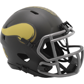 Minnesota Vikings NFL Mini Speed Football Helmet <B>SALUTE TO SERVICE 4</B>
