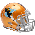 Helmets, Mini Helmets: West Virginia Mountaineers NCAA Mini Speed Football Helmet <B>Gold Throwbac...