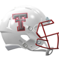 Helmets, Mini Helmets: Texas Tech Red Raiders NCAA Mini Speed Football Helmet <B>Galvanised</B>