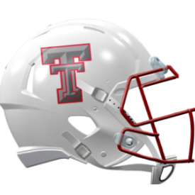 Texas Tech Red Raiders NCAA Mini Speed Football Helmet <B>Galvanised</B>