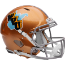 West Virginia Mountaineers Speed Football Helmet <B>Gold Throwback</B>