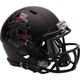 Fresno State Bulldogs NCAA Mini Speed Football Helmet <i>Black Bulldog</i>