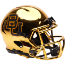 Baylor Bears NCAA Mini Speed Football Helmet <B>Chrome<B>