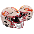 Helmets, Full Size Helmet: Kansas City Chiefs SpeedFlex Football Helmet <B>RETRO</B>
