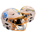 Helmets, Full Size Helmet: Los Angeles Chargers SpeedFlex Football Helmet <B>RETRO</B>