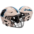 Helmets, Mini Helmets: Carolina Panthers Speed Mini Football Helmet <B>RETRO</B>