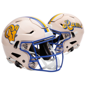 Los Angeles Rams Speed Mini Football Helmet <B>RETRO</B>