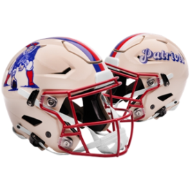 New England Patriots Speed Replica Football Helmet <B>RETRO </B>